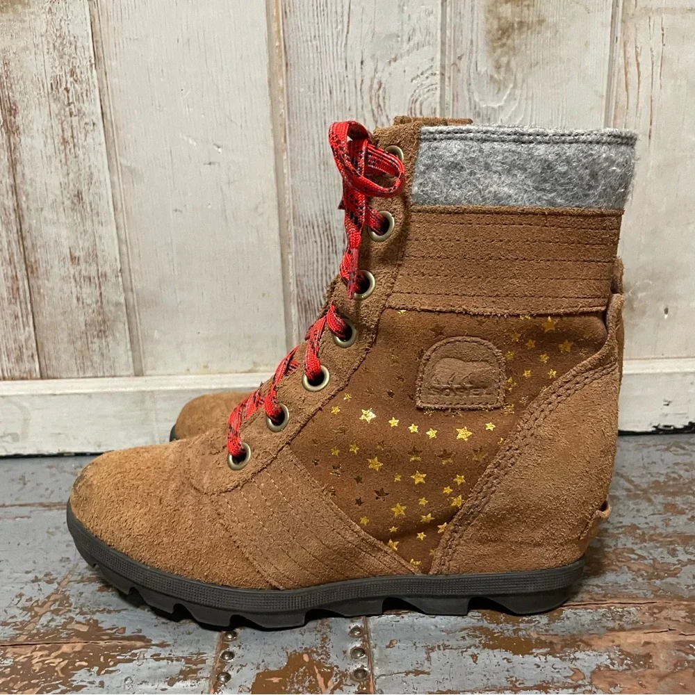 Sorel Youth Lexie Gold Star Wedge